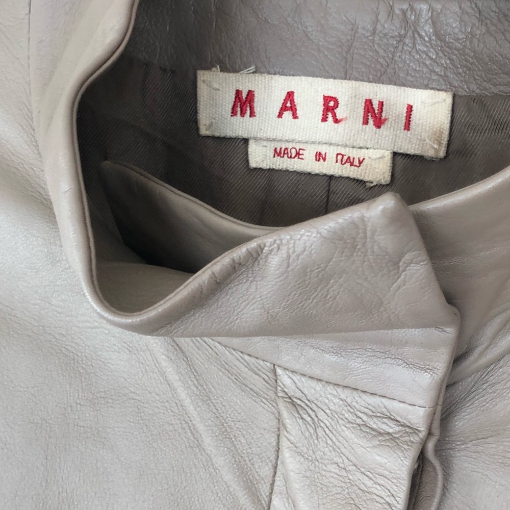 Originally $1,600 🌟 lambskin Marni cape coat - Picture 4 of 8